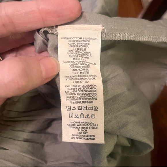 Free People Day Glow Embroidered Mini Dress Sz L Cottagecore Hippie Aztec Boho - Picture 12 of 13